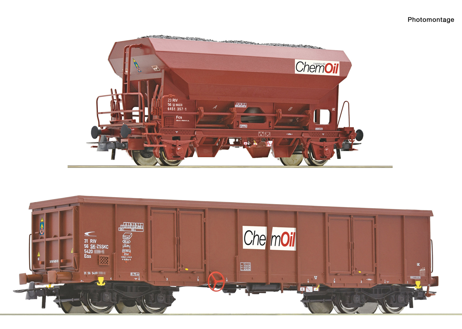 Roco 6600221 Chemoil Güterwagen 2-tlg. Set 