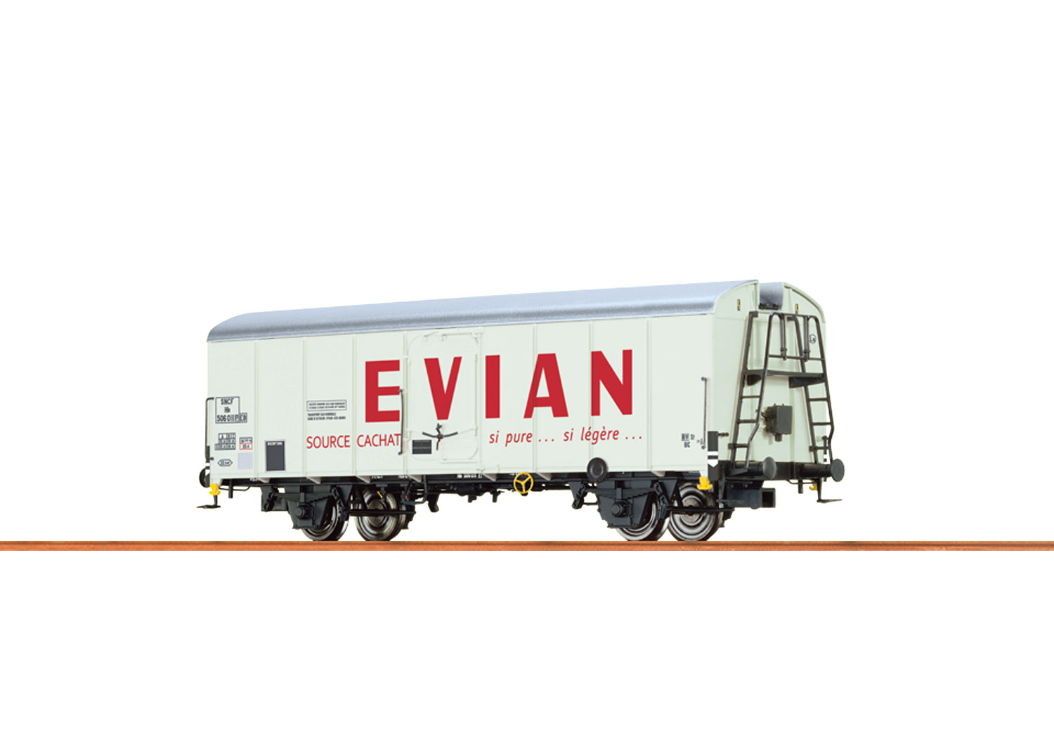 Brawa 37214 SNCF Kühlwagen Evian UIC 