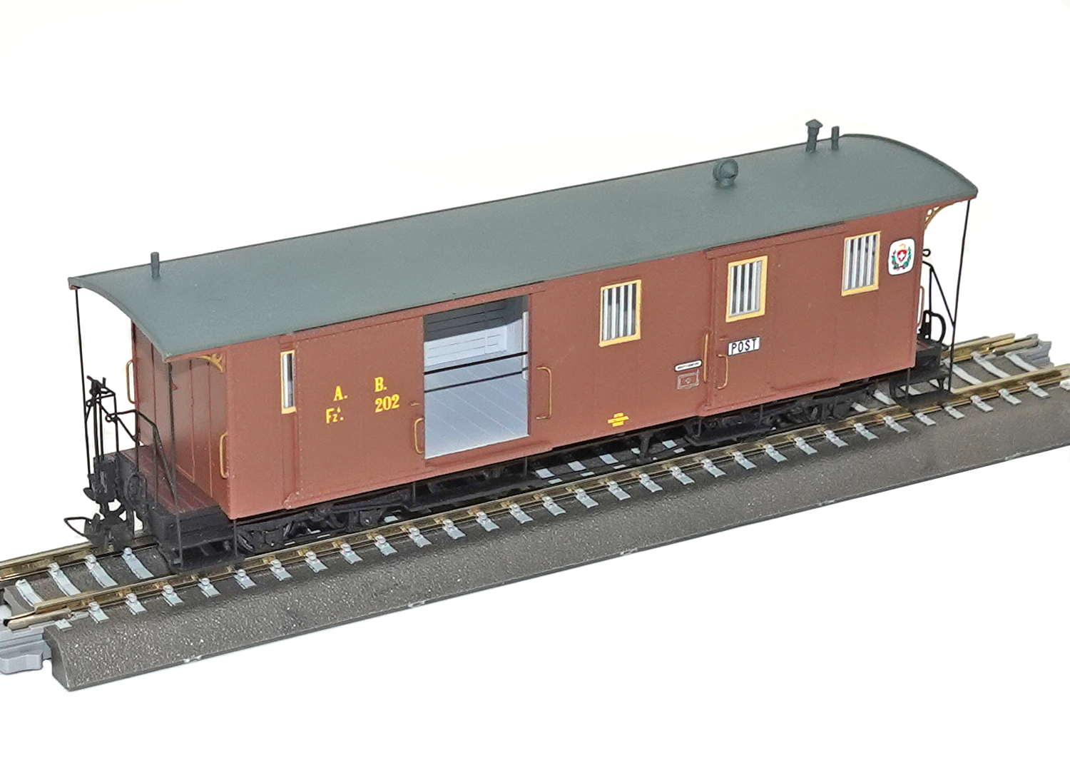 Roth H0m Appenzellerbahn Gepäck/Postwagen FZ4 202