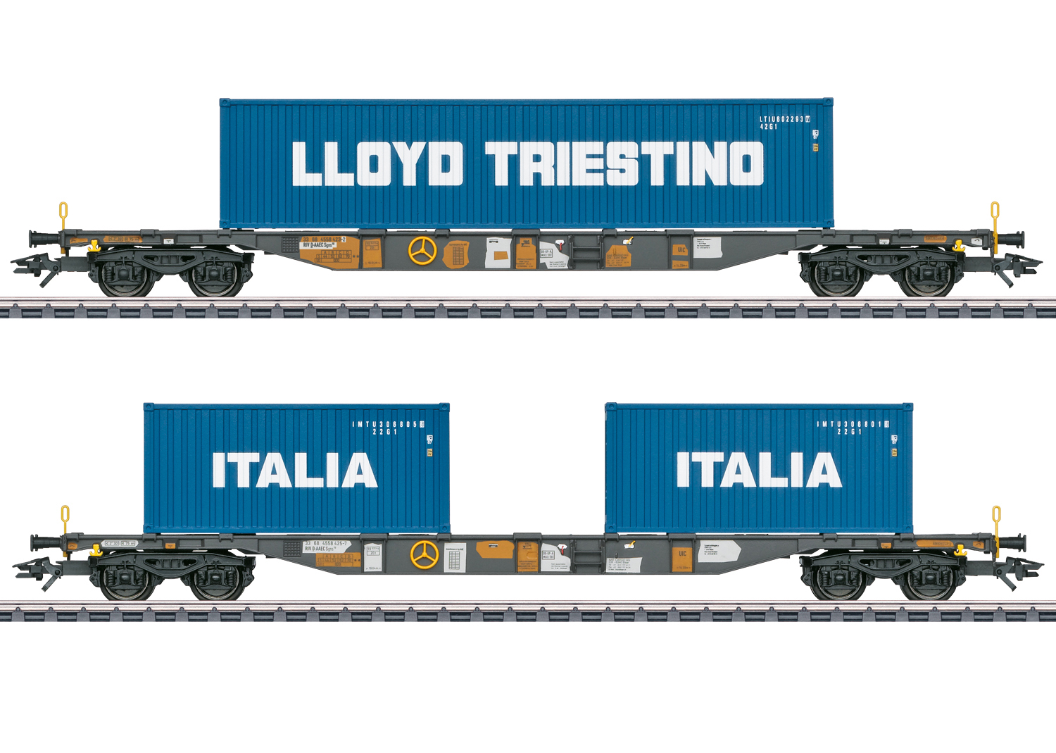 Märklin 47460 Containertragwagen-Set Bauart Sgns 