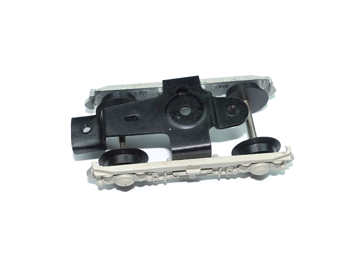 Buco H0 Mittel-Drehgestell komplett  Buco H0 Mittel-Drehgestell komplett