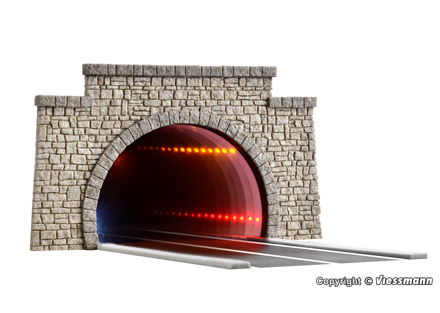 Viessmann 5097 H0 Strassentunnel mit LED Spiegeleffekt und Tiefenwirkung  Viessmann 5097 H0 Strassentunnel mit LED Spiegeleffekt und Tiefenwirkung
