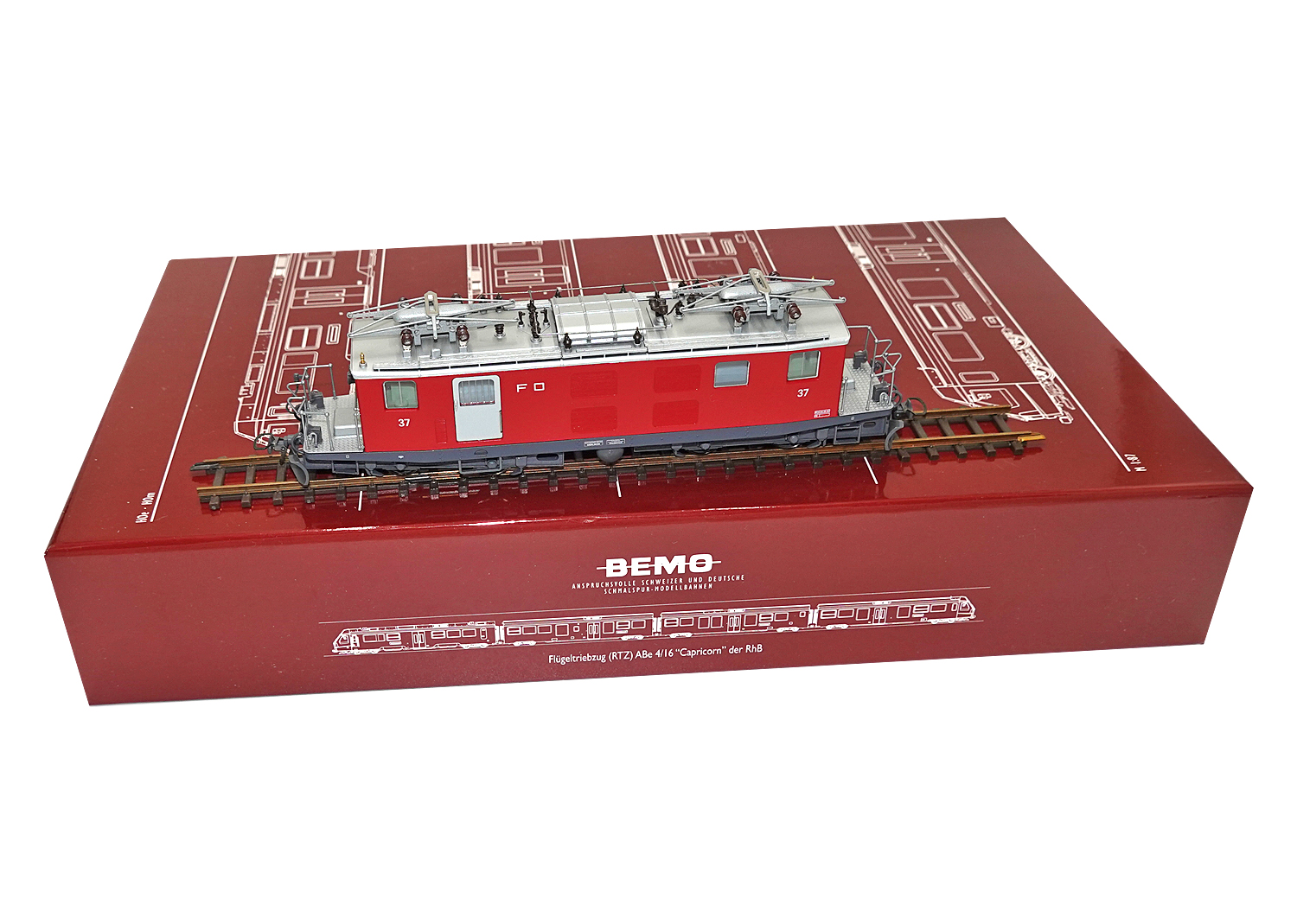 Bemo 1261227 FO Zahnradlok Oldtimer HGe 4/4 I Nr. 37 DC  