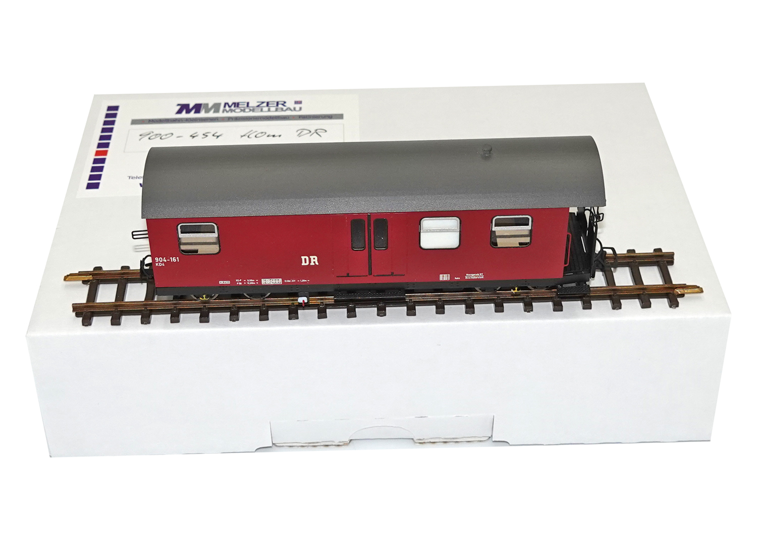 Lok-Schlosserei 904-161 H0m DR Post-Gepäckwagen rot 904-161 