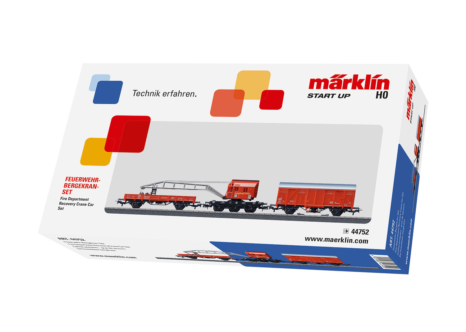 Märklin 44752 Start up - Feuerwehr-Bergekran-Set  