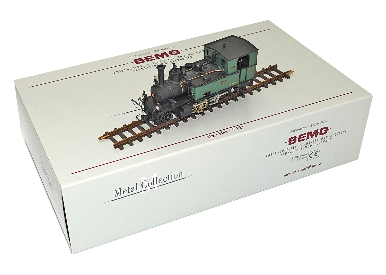 Bemo 1295111 RhB H0m Dampflok Rhätia G 3/4 Nr. 1 DC 