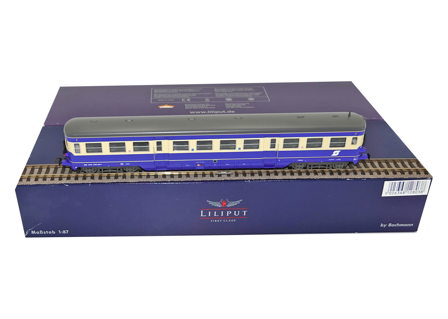 Liliput 133131 ÖBB Triebwagen 2-tlg. Set 5146 mit Steuerwagen 6546 DC 