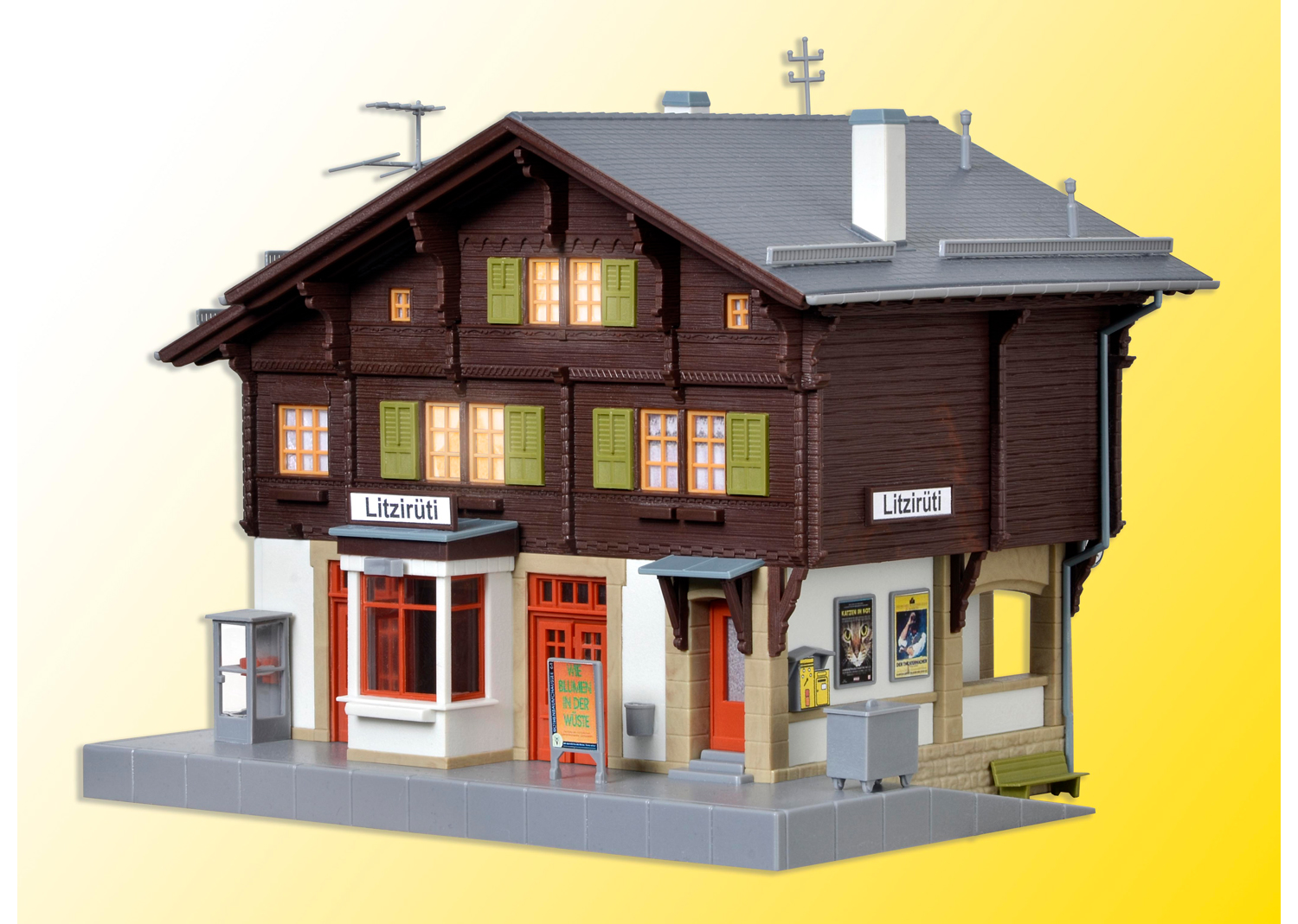 Kibri 39497 Bahnhof Litzirüti 