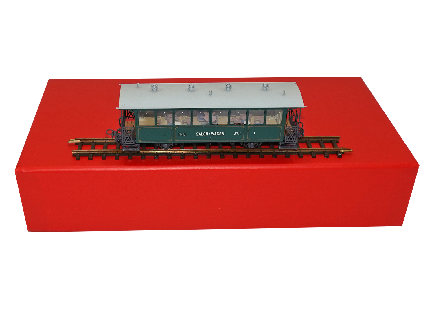 Motreno AS001 H0m RhB Salonwagen As 1 grün  