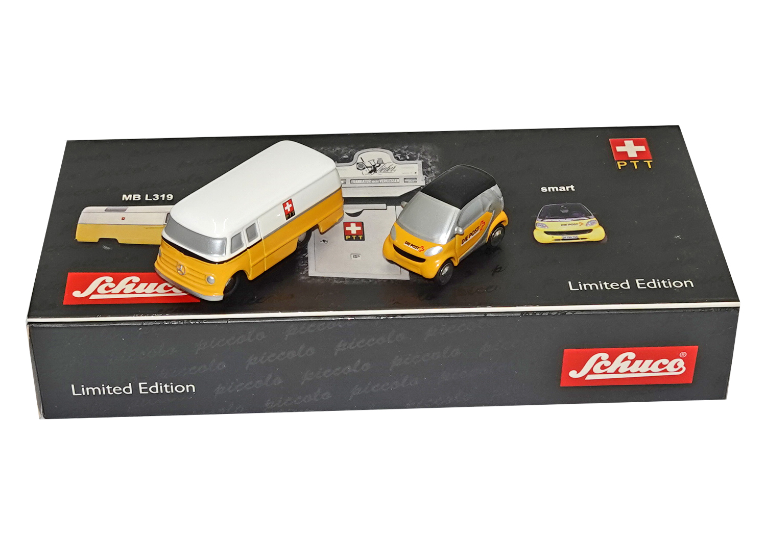 Schuco Piccolo 50171059 Fahrzeuge der Schweizer Post PTT Set Nr. 4 