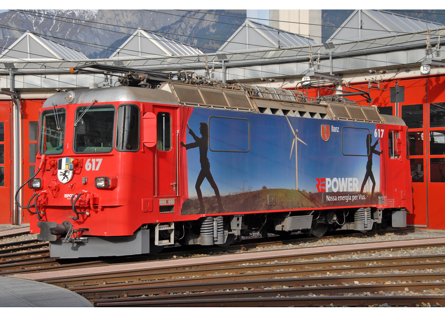 MDS 60009-S N-RhB-Elok Ge4/4II 617 Ilanz, RE-Power - Sommer, Digital + Sound  MDS 60009-S N-RhB-Elok Ge4/4II 617 Ilanz, RE-Power - Sommer, Digital + Sound