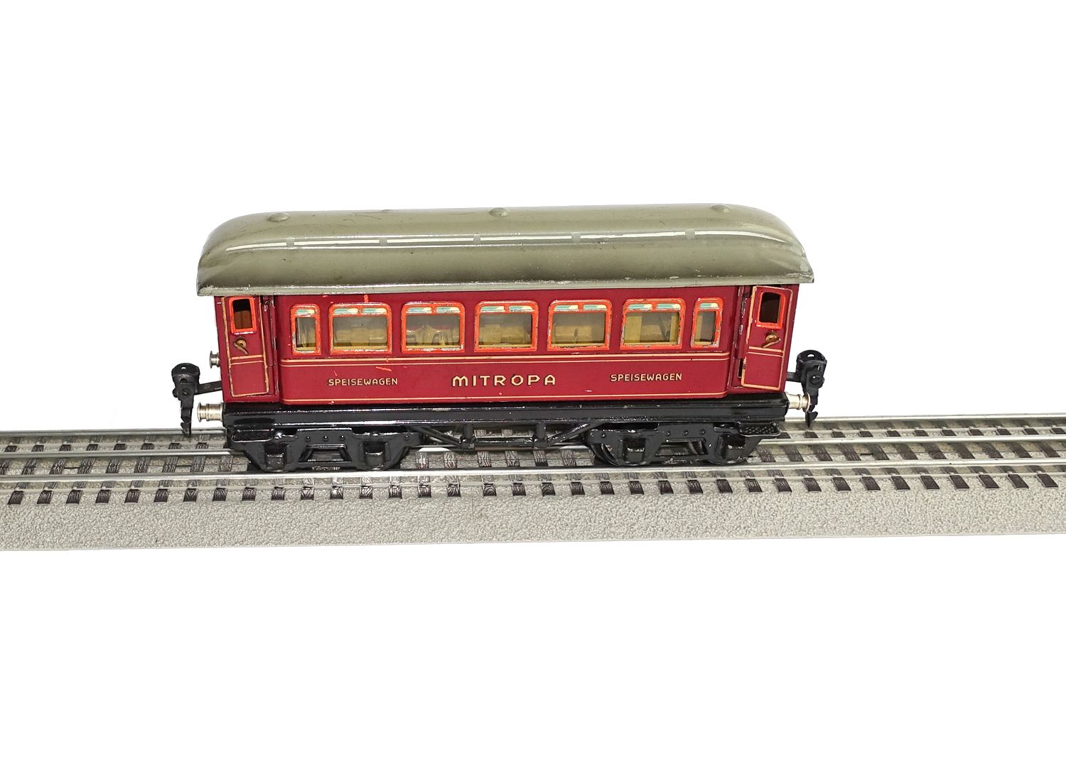 Märklin 1888Sp Speisewagen mit Inneneinrichtung rot 