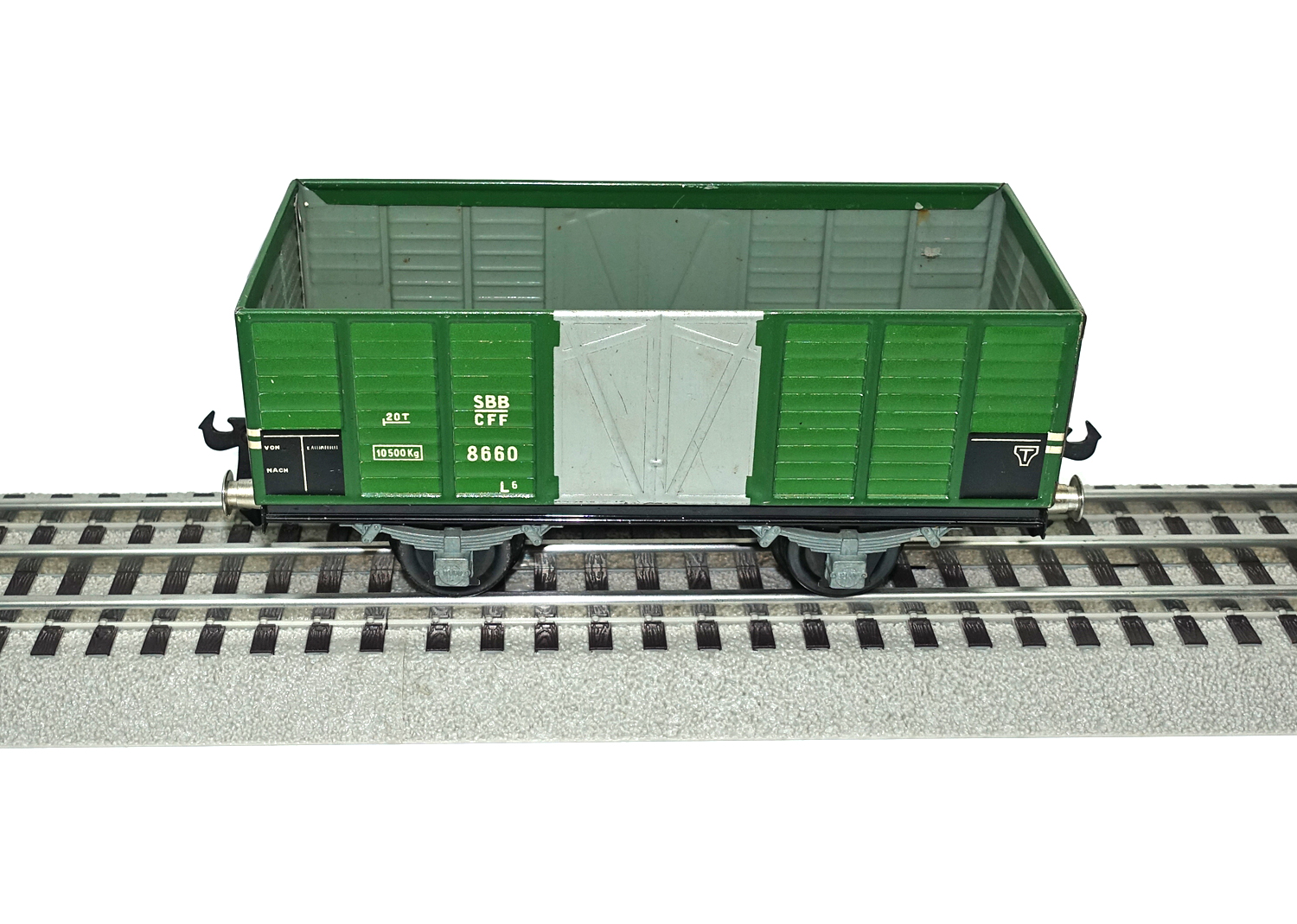 Buco 8660 Hochbordwagen grün (16 cm) 
