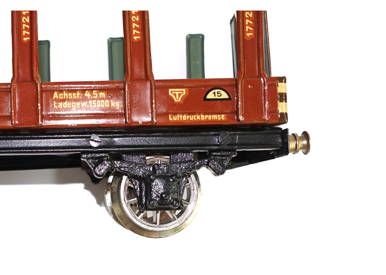 Märklin 1771 Hochbordwagen 17711 mit Bremserhaus 