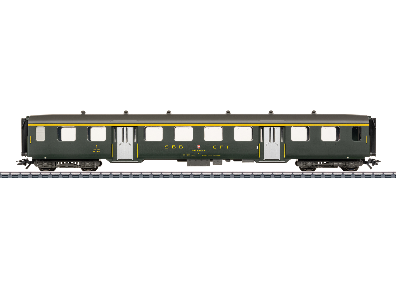 Märklin 43363 SBB Leichtstahl-Sitzwagen 1. Klasse 