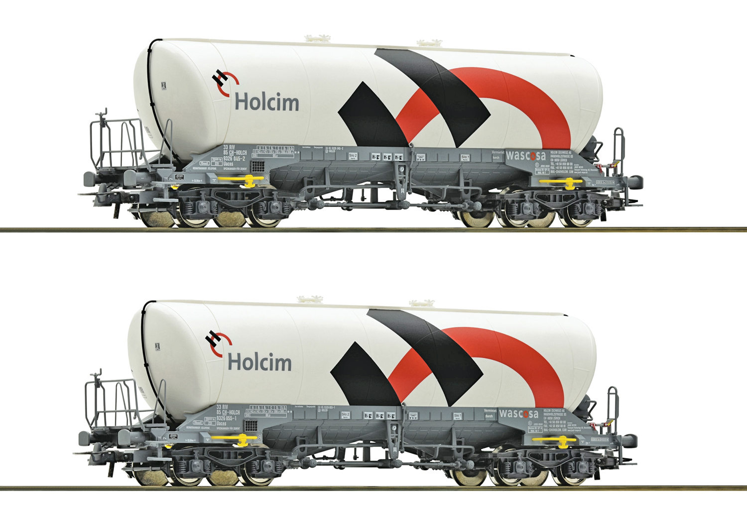 Roco 76138 Silowagen-Set Holcim 2-tlg 