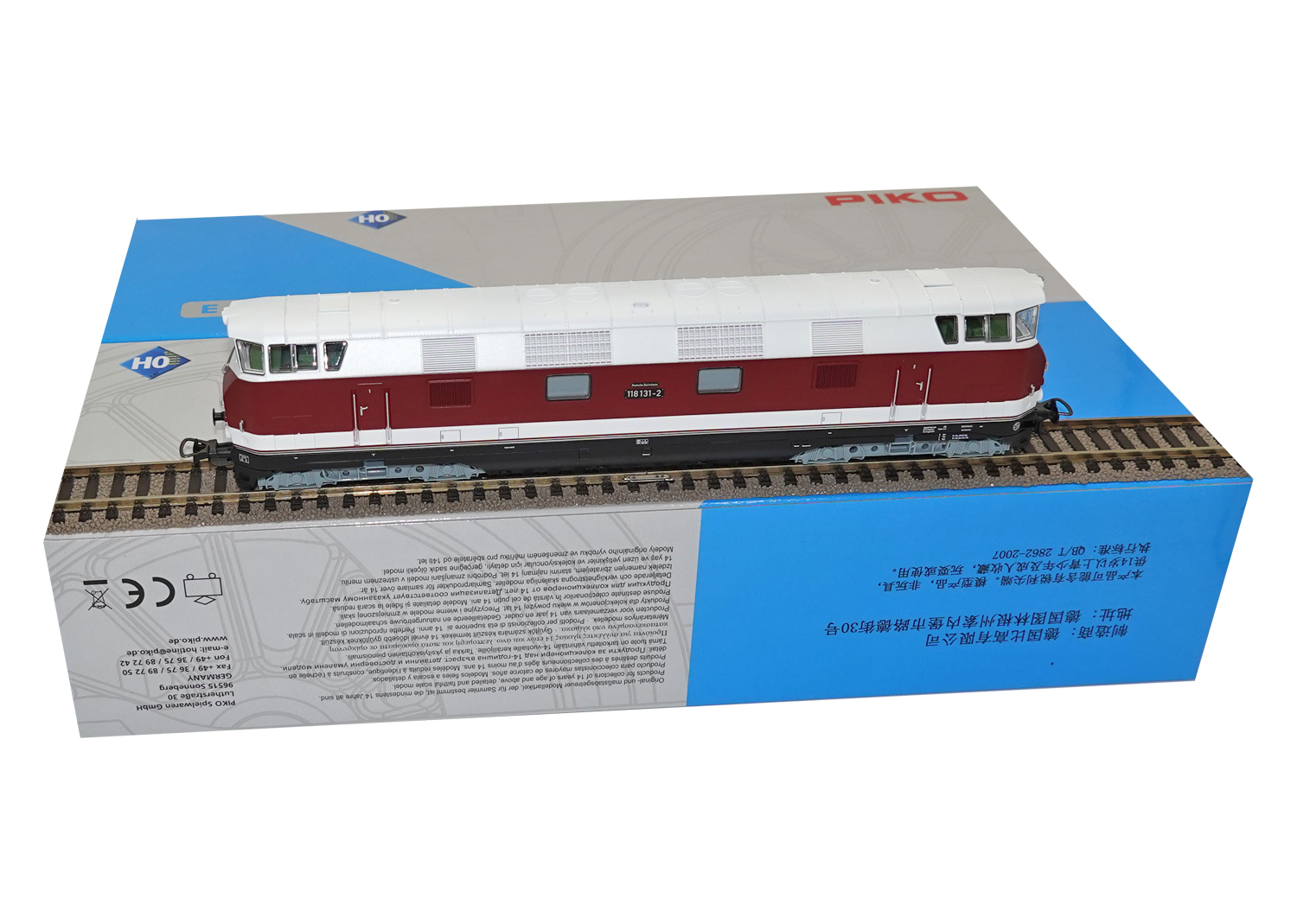 Piko 52570 DR Diesellok 118 131-2 Ep. IV GFK DC 