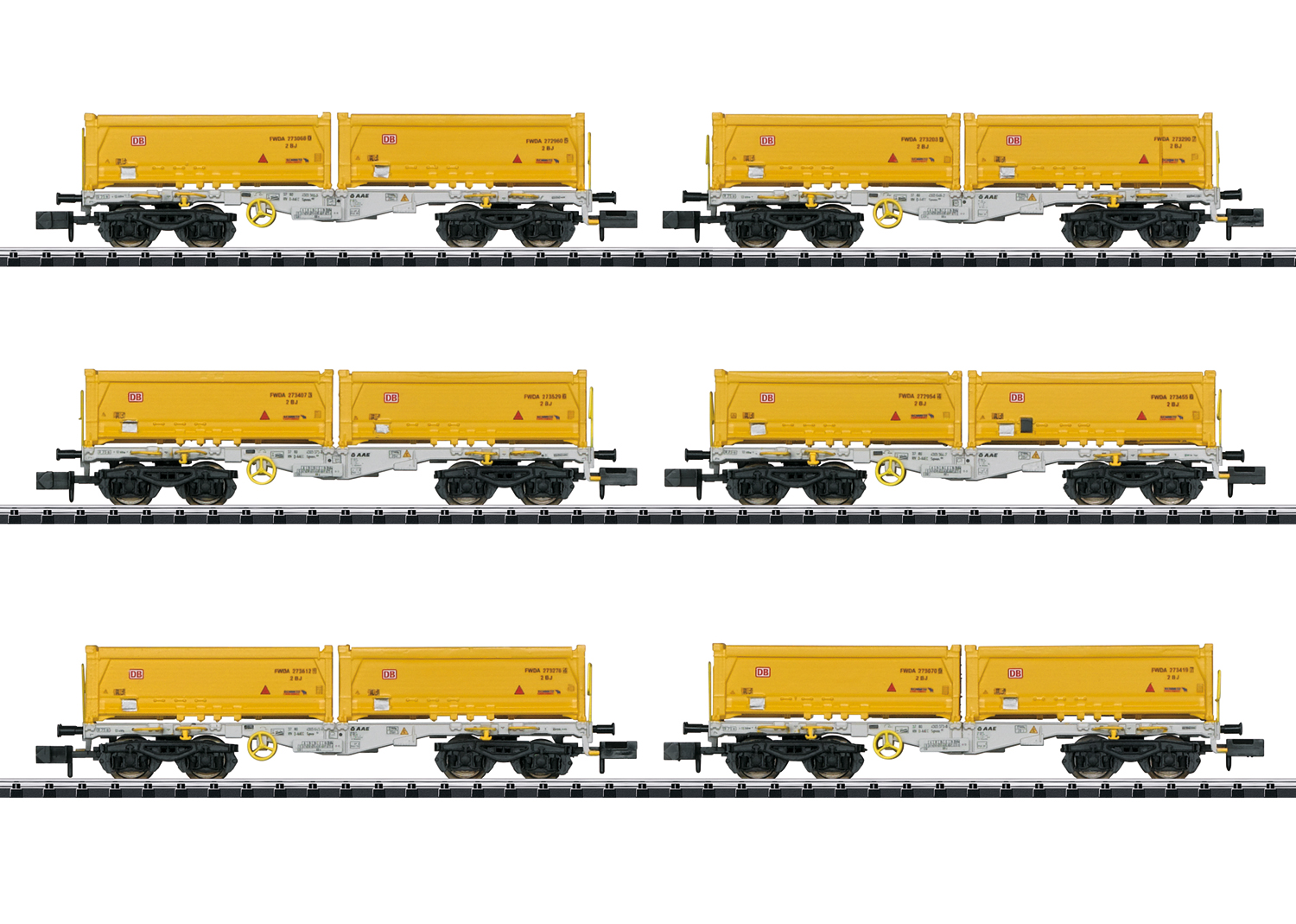 Minitrix 15075 Containertragwagen-Set 