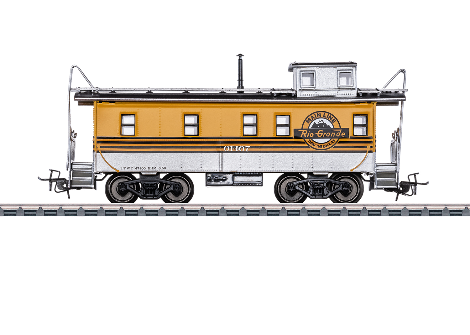 Märklin 45713 US-Güterzug-Begleitwagen Caboose Tin Plate  Märklin 45713 US-Güterzug-Begleitwagen Caboose Tin Plate