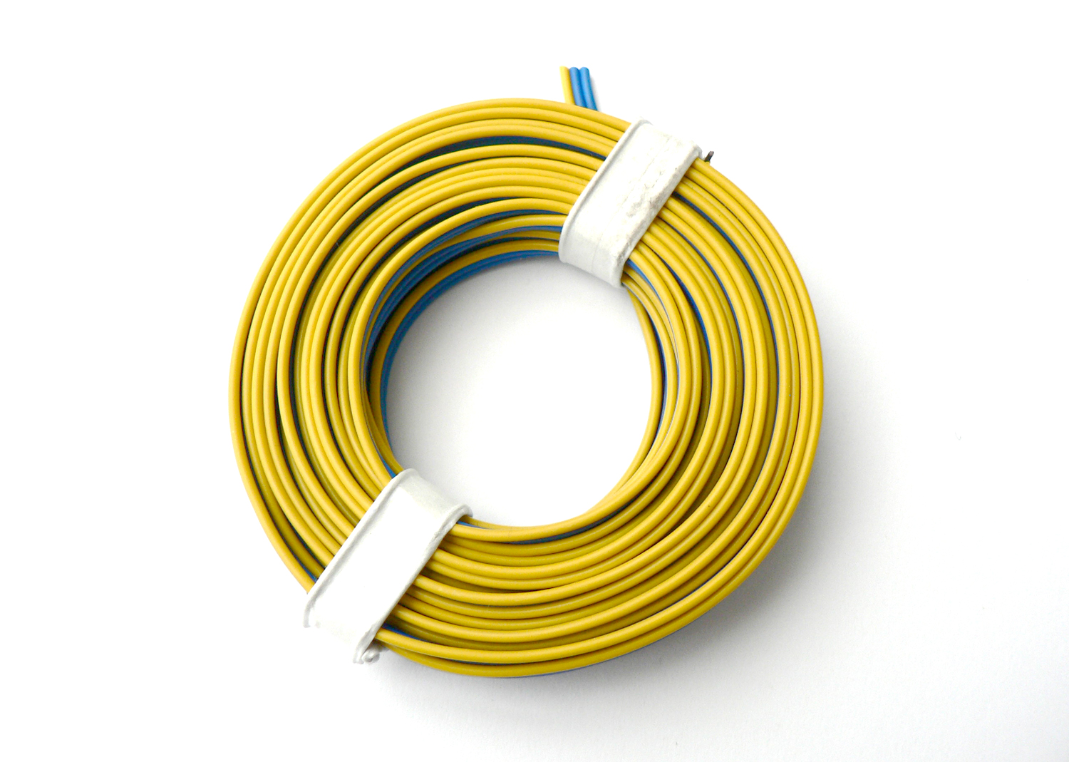 Kabel 3-Litzen, D 0.14 mm², 5 m, gelb/blau/blau 