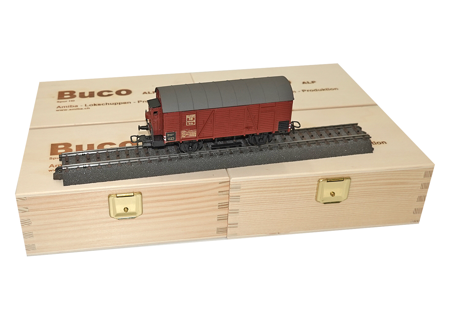 Buco H0 10407 EUROP DB ged. Güterwagen AC 