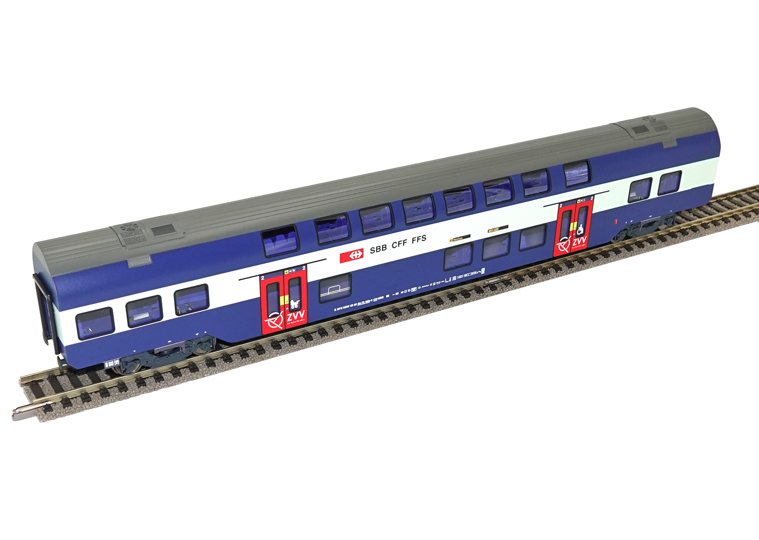 Hui SBB DPZ ZVV Doppelstockwagen DC