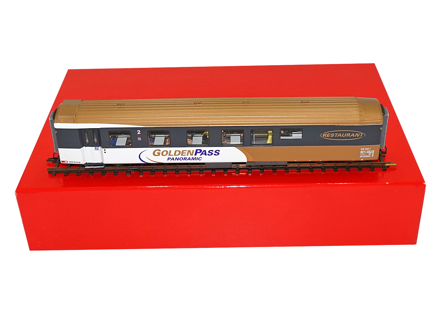 alpnacher 423 H0m SBB Brünig H0m Restaurant Goldenpass WR 423 