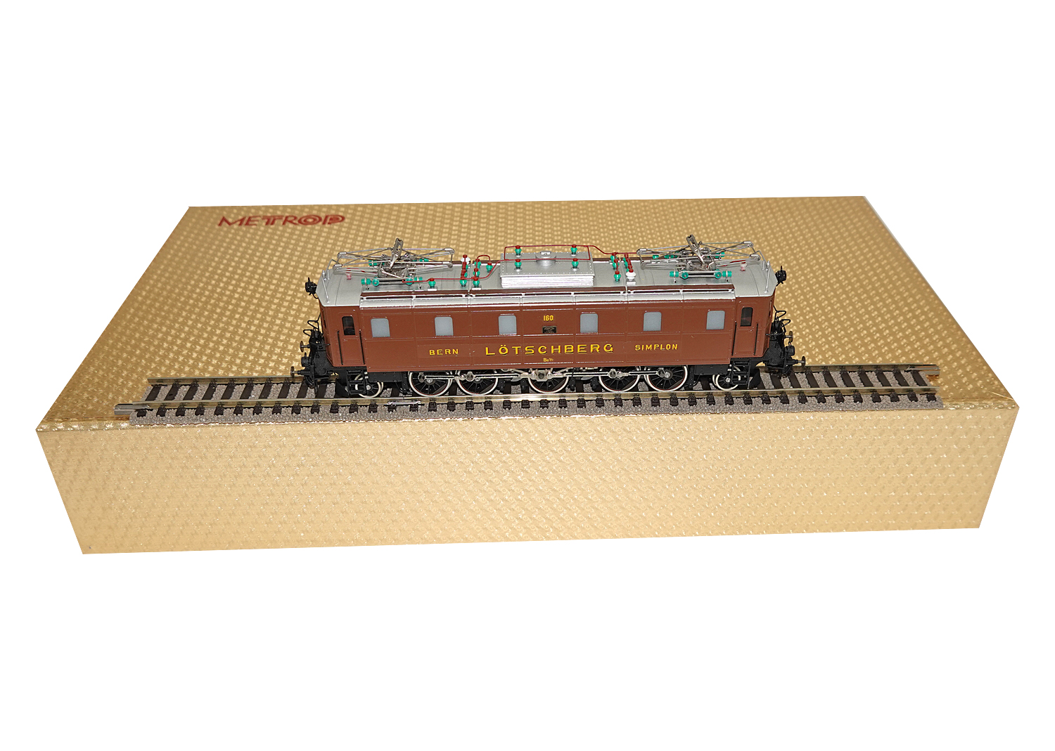 Metropolitan 701A BLS E-Lokomotive Be 5/7 braun Nr. 160 DC 