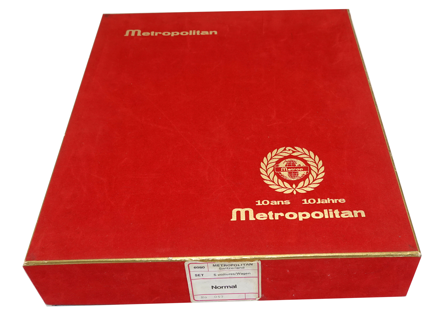 Metropolitan 6080 BLS Wagen-Set 5-tlg. mit Schattenschrift 