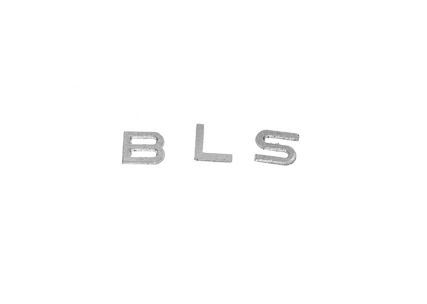 Spur 0 Aluminium-Buchstaben BLS 