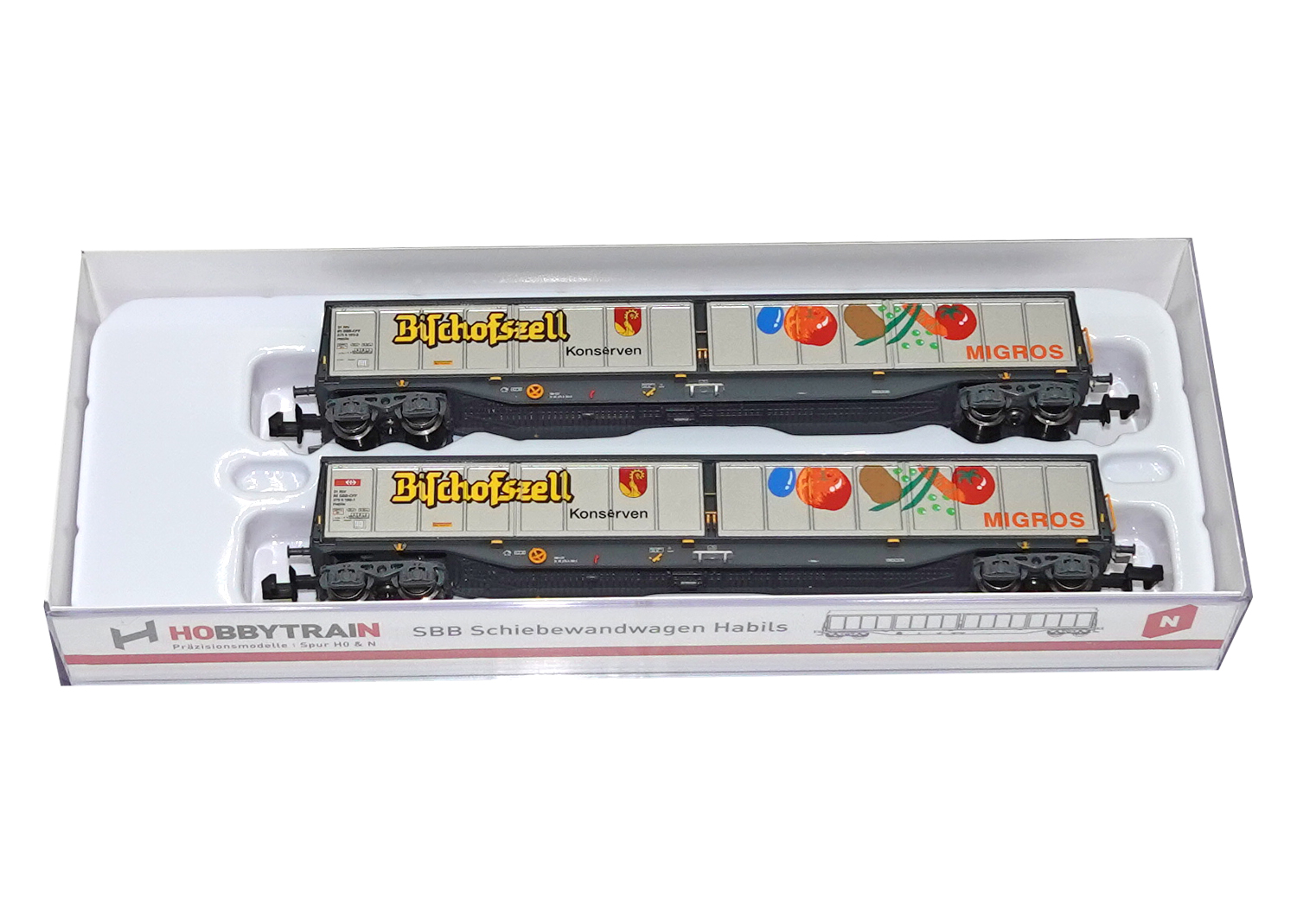 Hobbytrain 23453 SBB Schiebewandwagen 2-tlg. Bischoffszell  