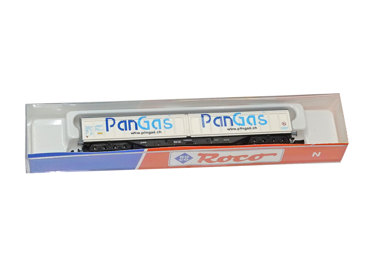Roco 25222 SBB Schiebewandwagen Pangas weiss 