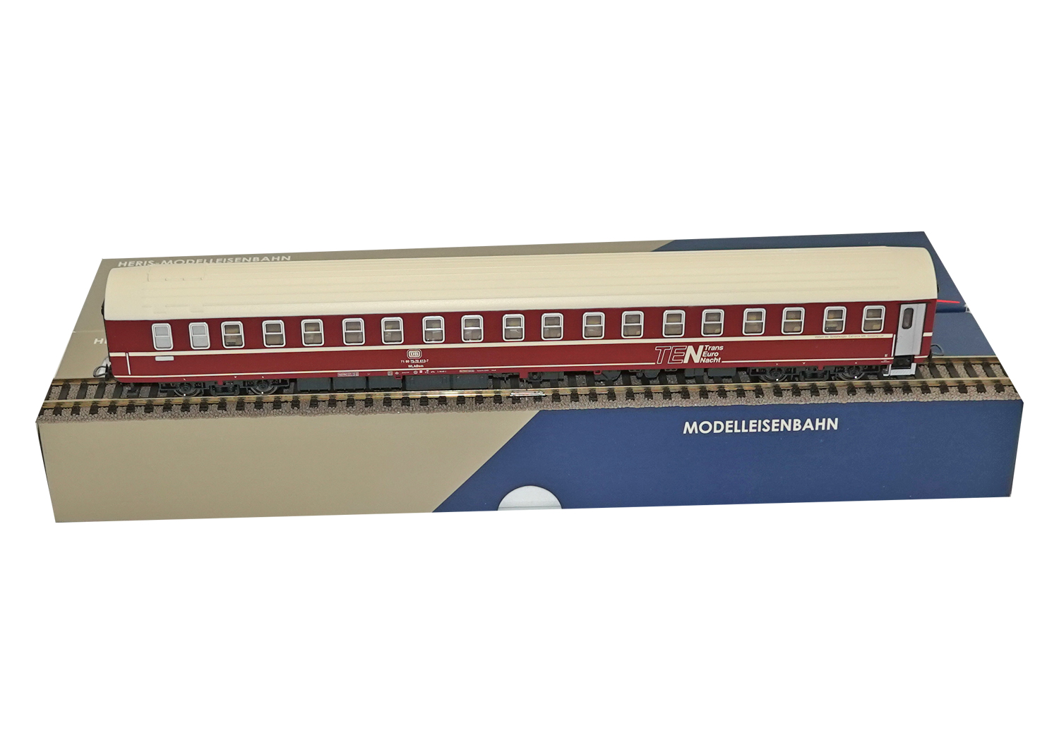 Heris 11013 TEN Schlafwagen rot Dach beige Ep. lV DC 