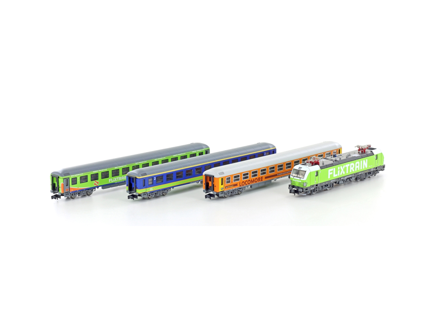 Lemke LC95003 Flixtrain Set 3 4-tlg. BR193 Vectron, 3x Bimz 264 Lemke LC95003 Flixtrain Set 3 4-tlg. BR193 Vectron, 3x Bimz 264