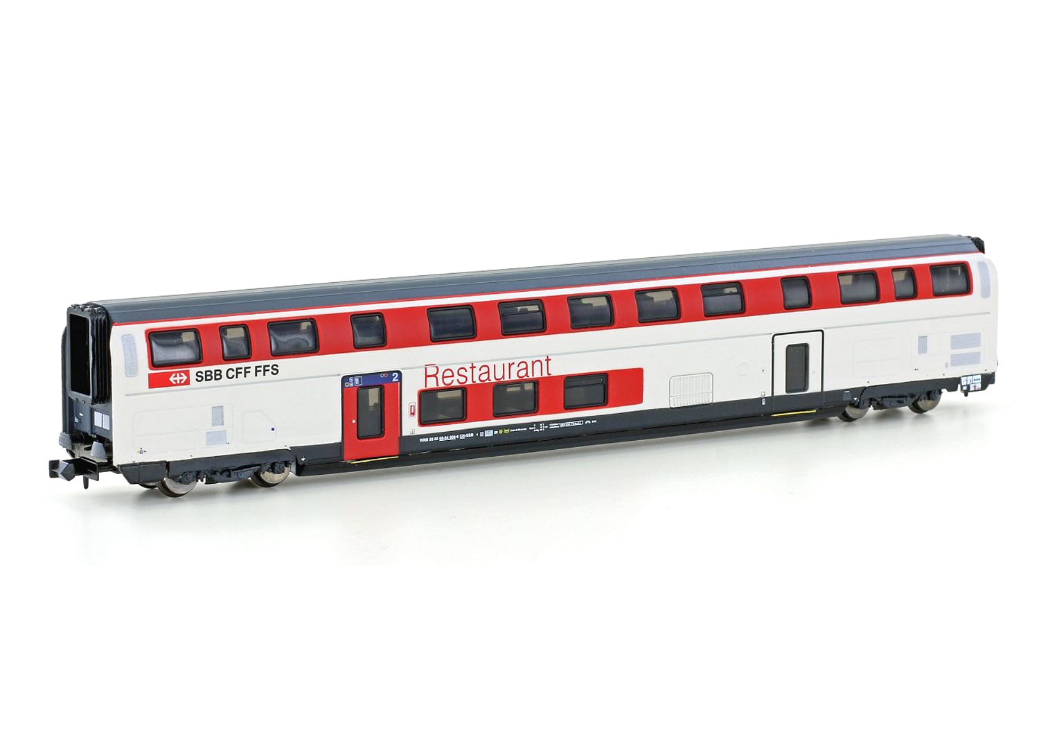 Hobbytrain 25124 SBB IC2020 Dosto Wagen Restaurant REFIT  Hobbytrain 25124 SBB IC2020 Dosto Wagen Restaurant REFIT