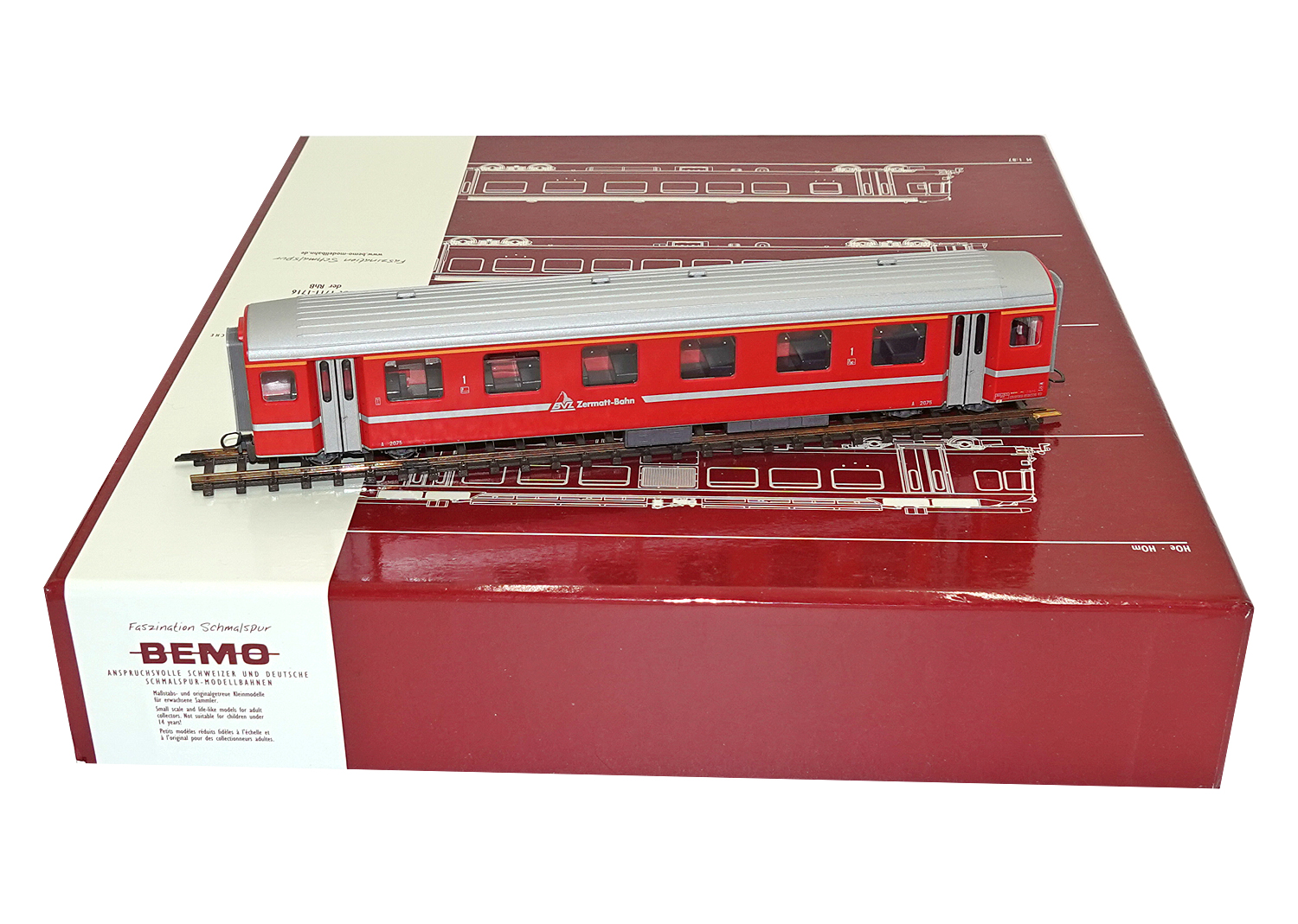 Bemo 3276515 BVZ A 2075 Einheitswagen Refit 