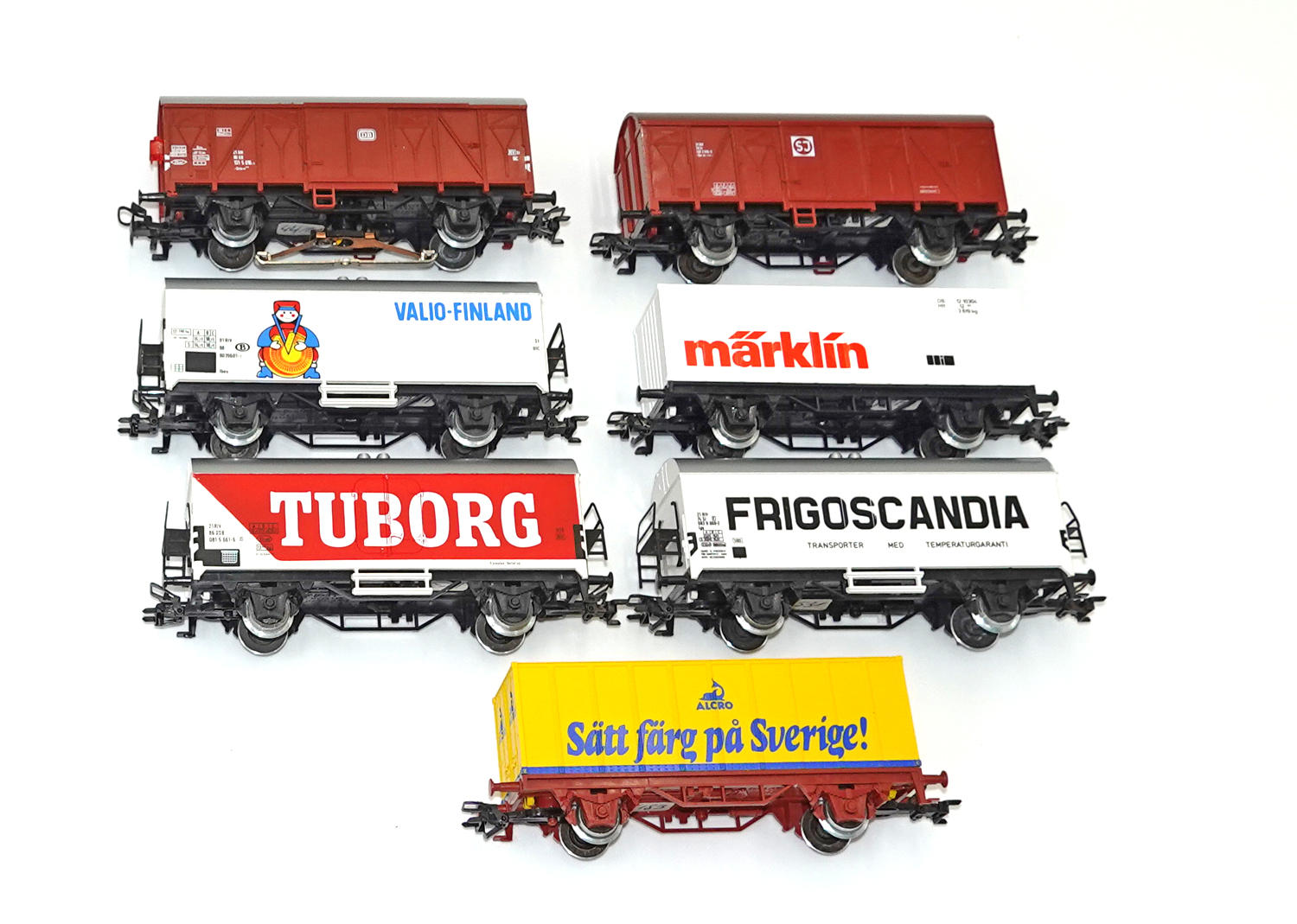 Märklin Konvolut Güterwagen-Set  7 tlg Märklin Konvolut Güterwagen-Set  7 tlg