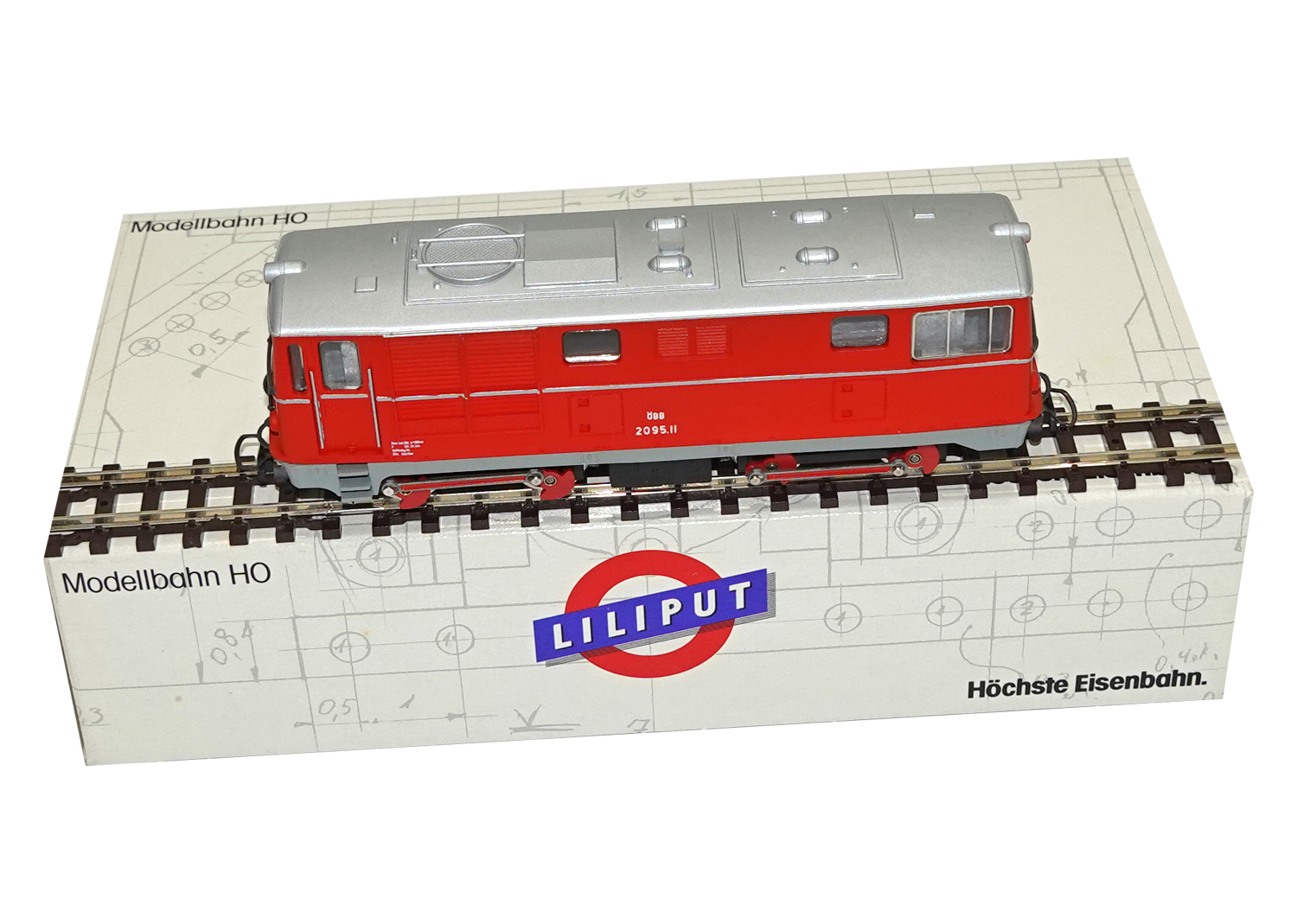 Liliput 904 H0e ÖBB Diesellok 2095.11 DC 