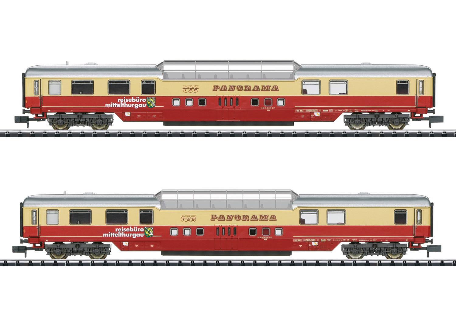 Minitrix 18712 Panoramawagen-Set Sonder-TEE 
