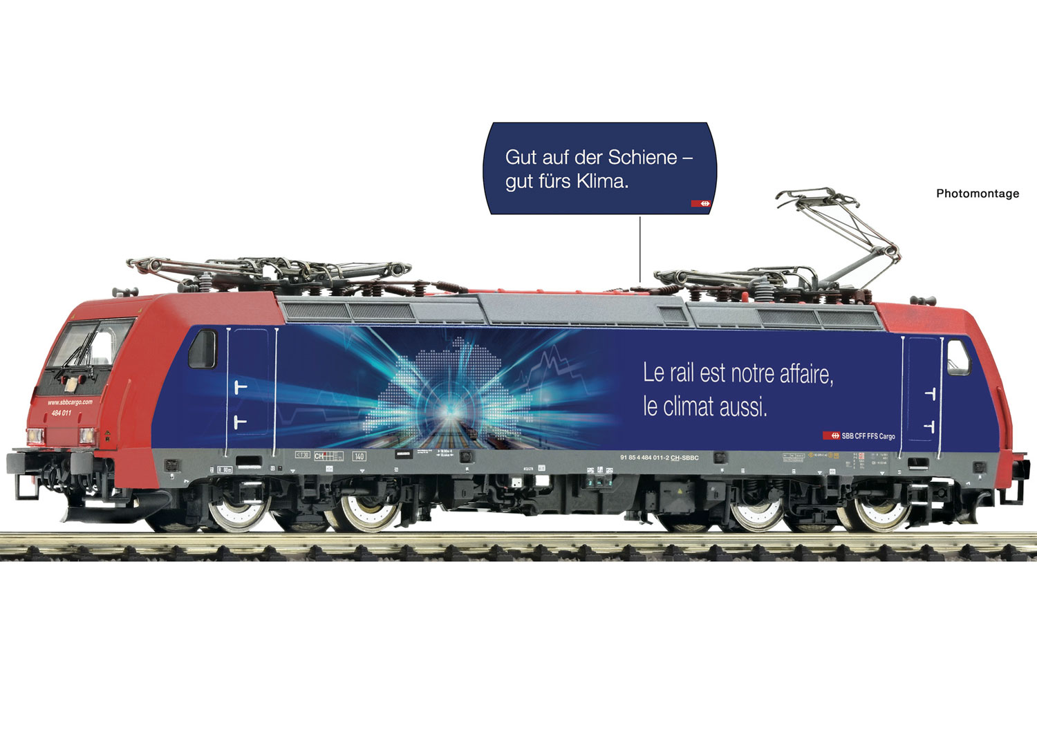 Fleischmann 738811 SBB Cargo E-Lokomotive 484 011-2 DC