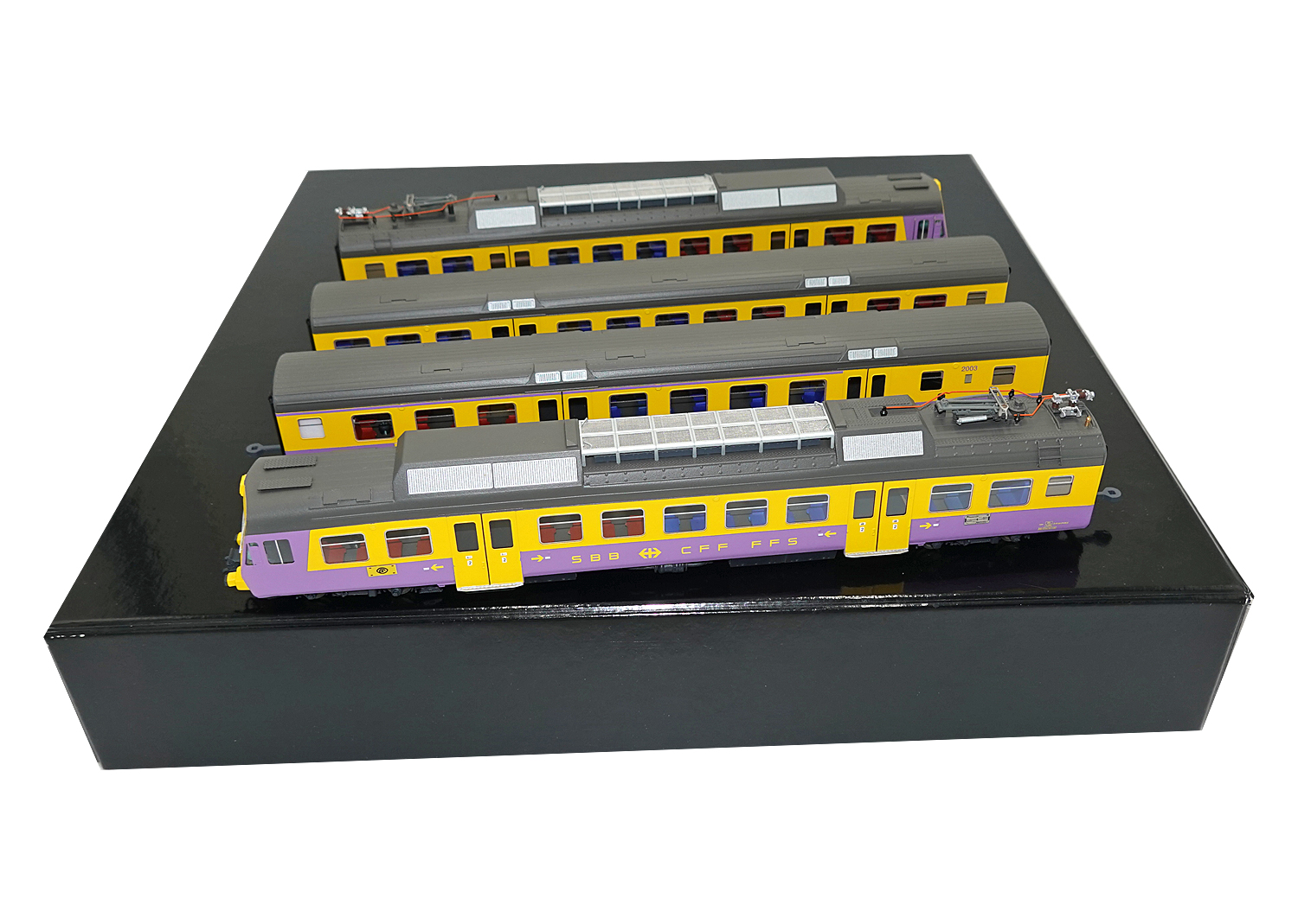 Hui RABDe-2003 SBB Chiquita RABDe 8/16 2003 4-tlg DC 
