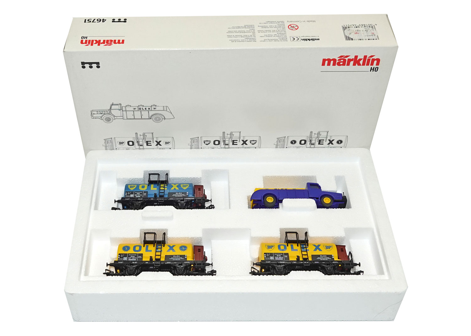 Märklin 46751 DRG Kesselwagen-Set 4tlg. Olex MHI Märklin 46751 DRG Kesselwagen-Set 4tlg. Olex MHI
