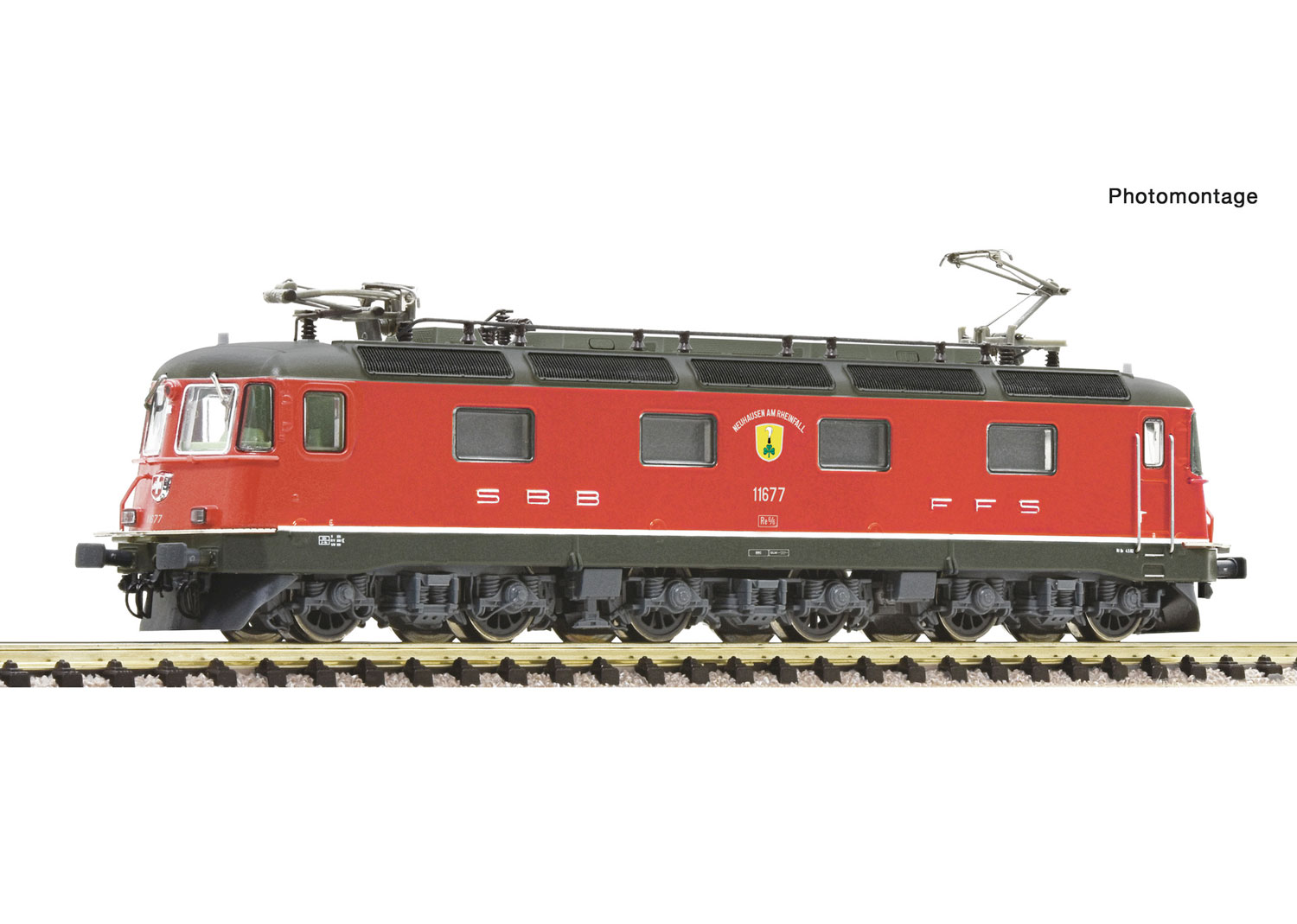 Fleischmann 734192 SBB E-Lokomotive Re 6/6 11677 DCC