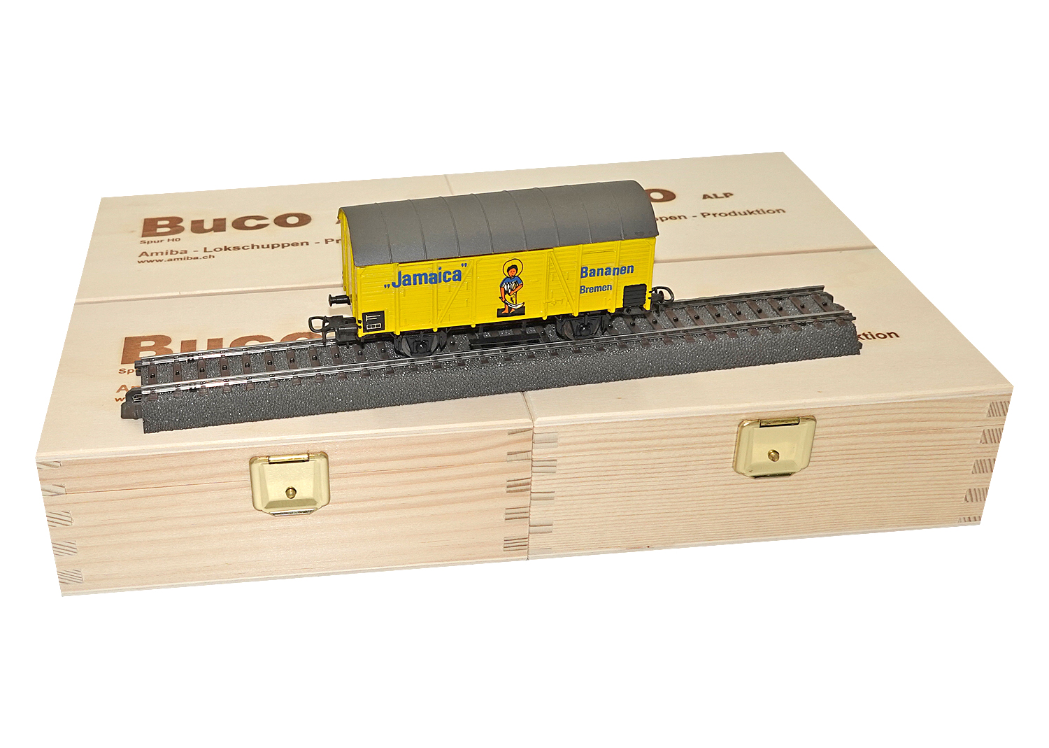 Buco H0 Güterwagen Jamaica Bananen AC