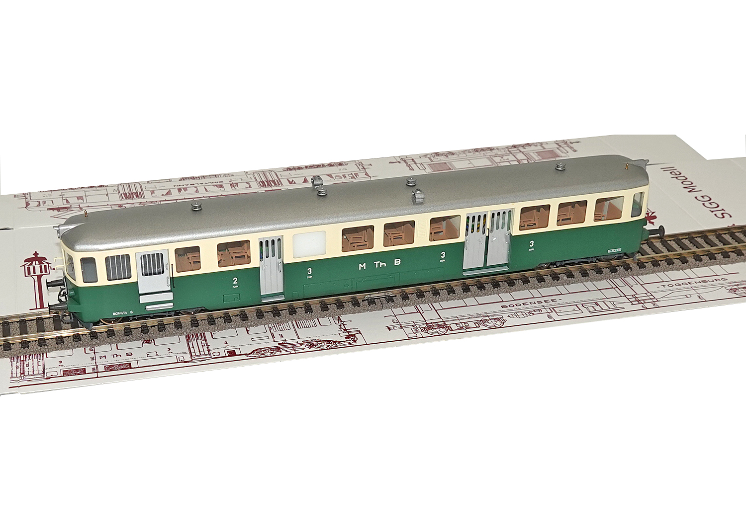 Sigg MThB Dieseltriebwagen BCFm 2/4 Nr. 8 DC Sigg MThB Dieseltriebwagen BCFm 2/4 Nr. 8 DC