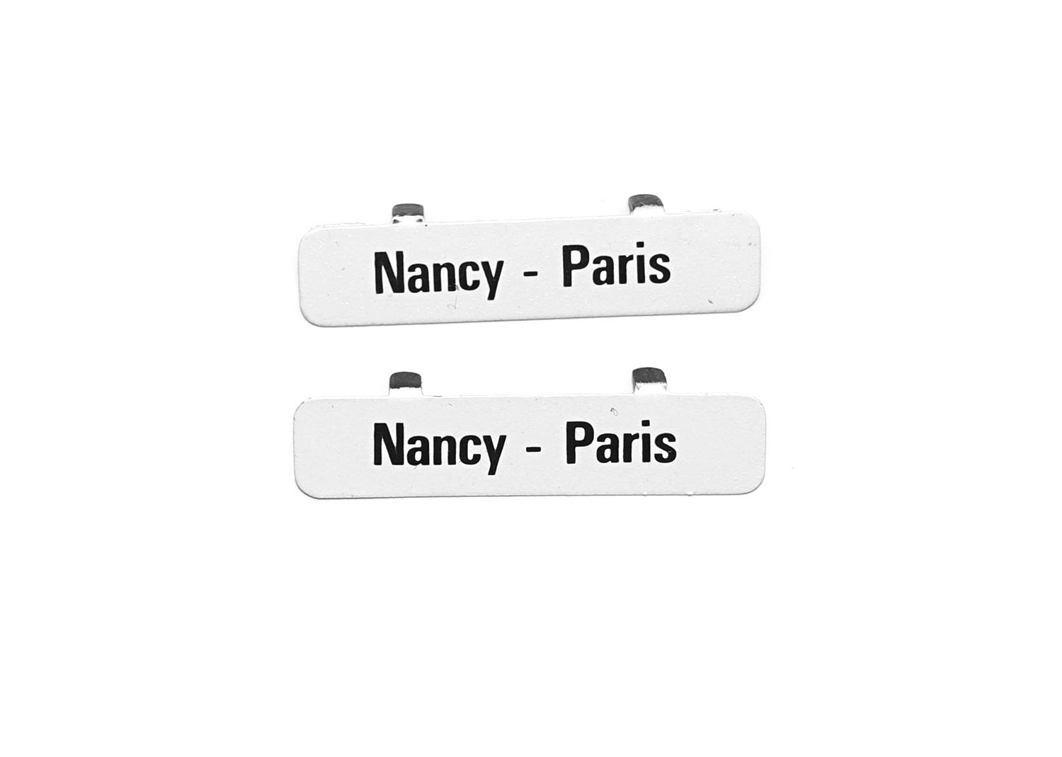 Darstaed Spur 0 Richtungsschilder Nancy - Paris 