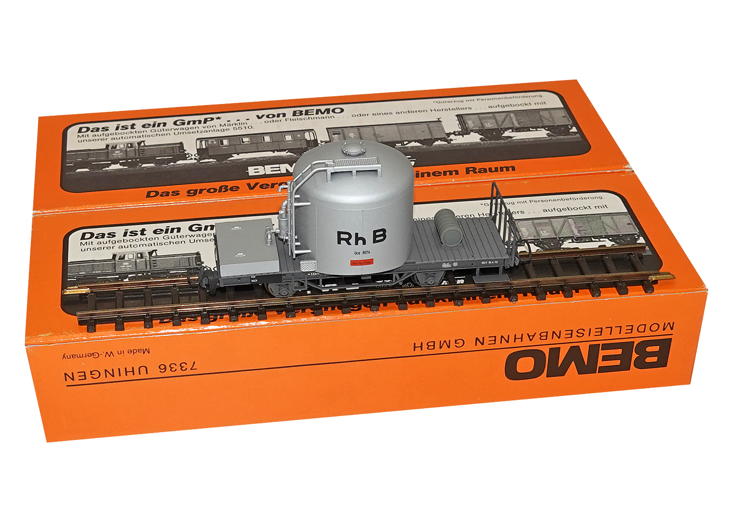 Bemo 2259104 RhB Zementtransportwagen Uce 8014 