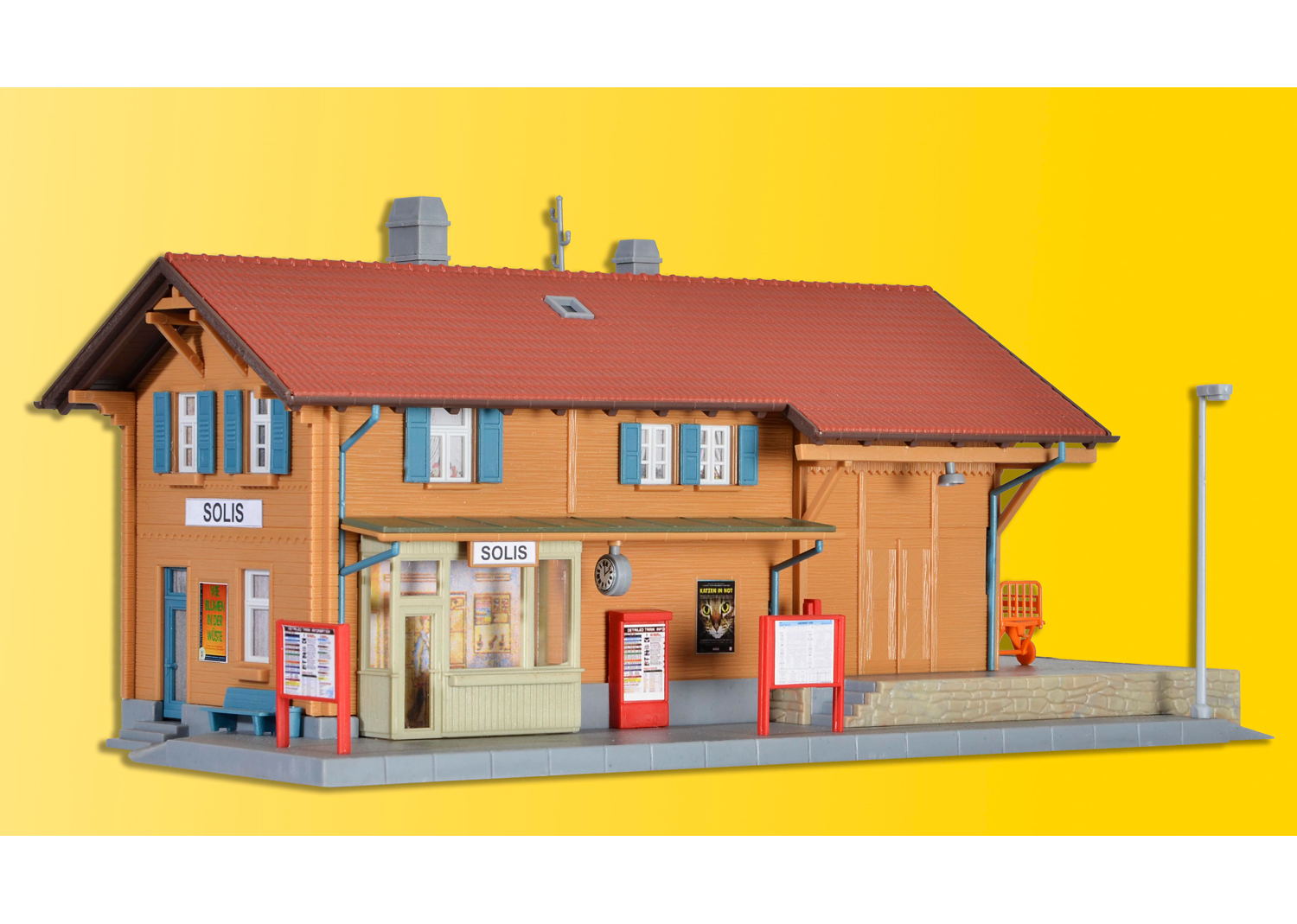 Kibri 39372 Bahnhof Solis Graubünden 