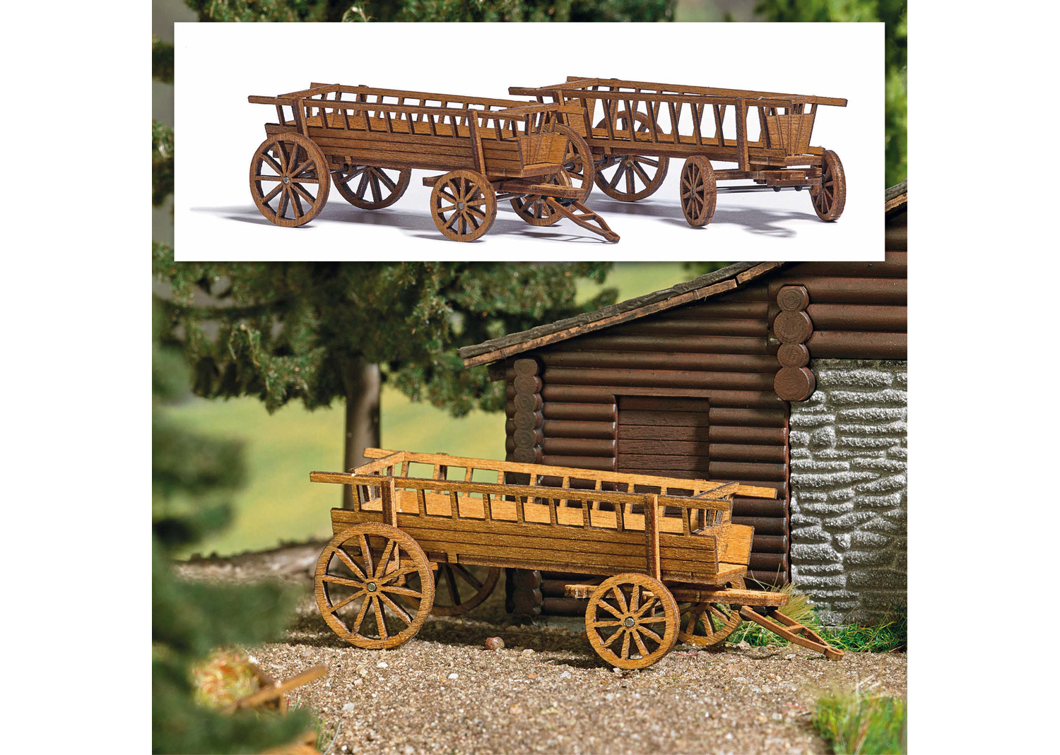 Busch 1385 Heuwagen 
