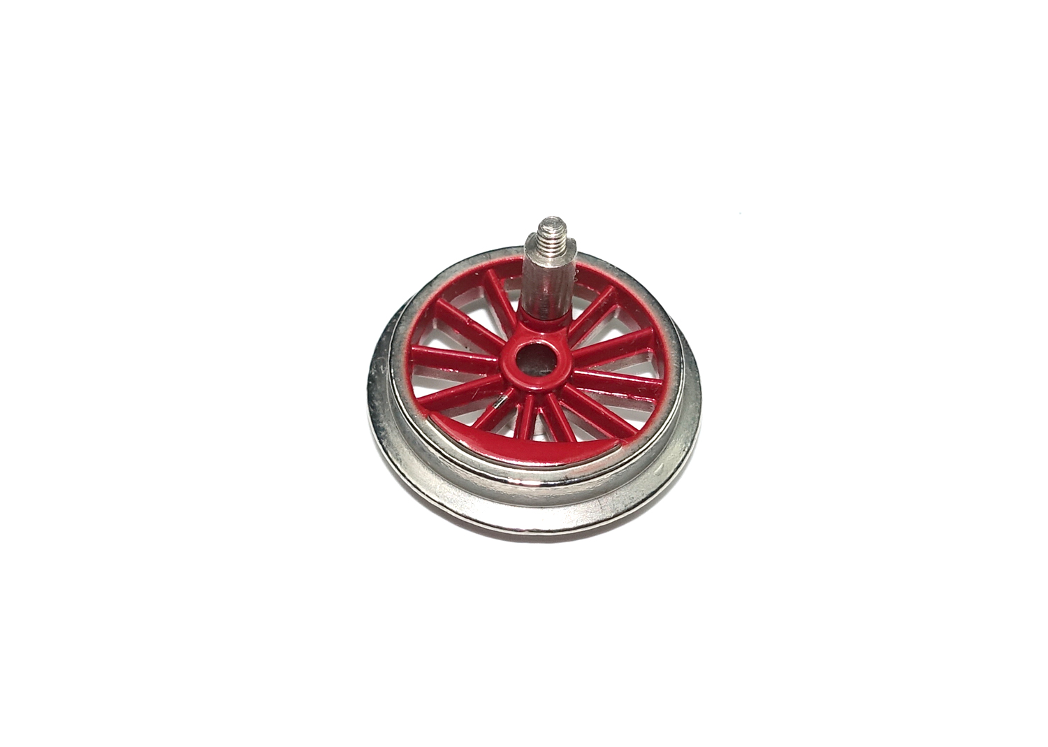 Buco H0 Speichenrad rot Kurbelzapfen  Buco H0 Speichenrad rot Kurbelzapfen